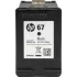 HP 67 BLACK CARTRIDGE FOR 2722 AIO PRINTER # 3YM56AA